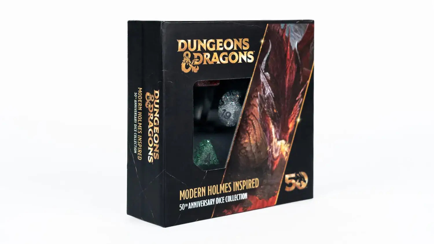 D&D 50th Anniversary Modern Holmes Inspired Dice Set (ONLINE ORDER ONLY)