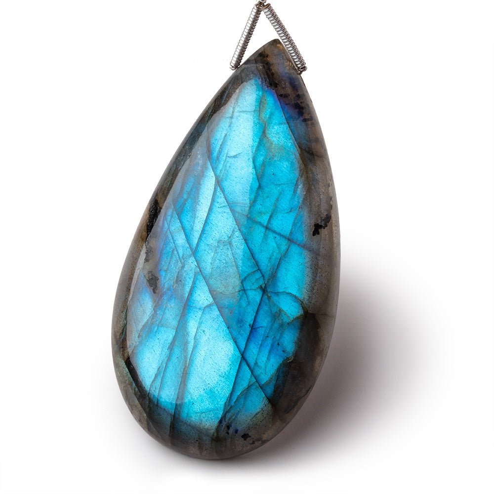53x27x9mm Labradorite Plain Pear Pendant 1 AAA Focal (ONLINE ORDER ONLY)