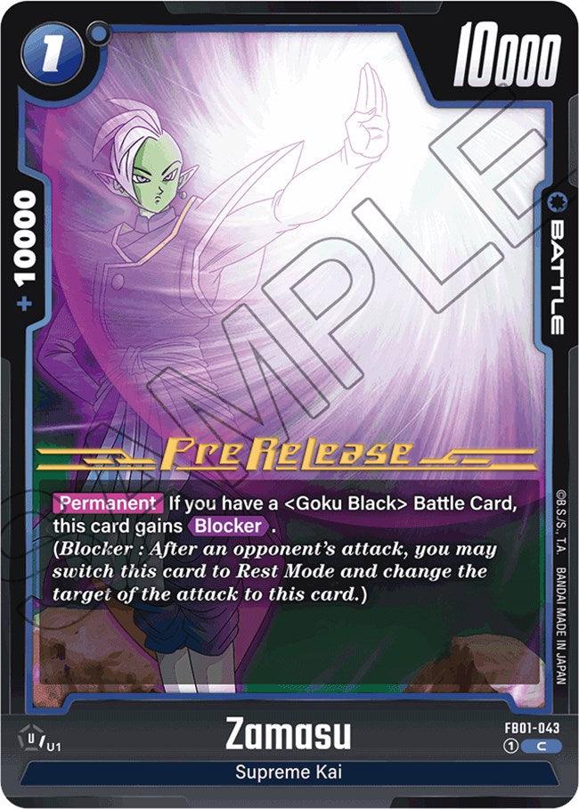 Zamasu (FB01-043) [Awakened Pulse Pre-Release Cards] (ONLINE ORDER ONLY)