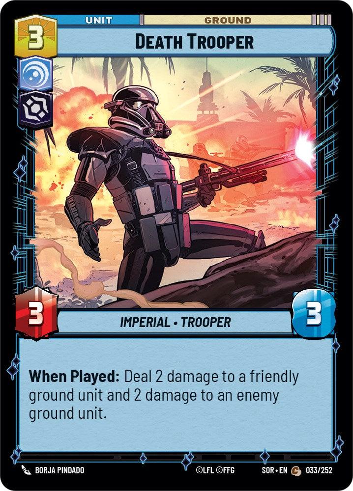 Death Trooper (033/252) [Spark of Rebellion] (ONLINE ORDER ONLY)