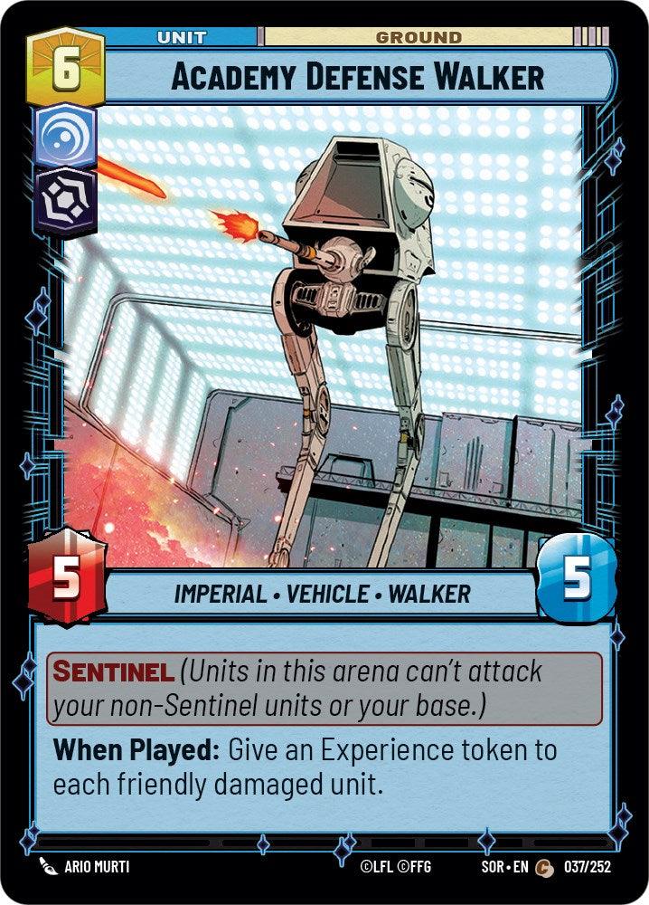 Academy Defense Walker (037/252) [Spark of Rebellion] (ONLINE ORDER ONLY)