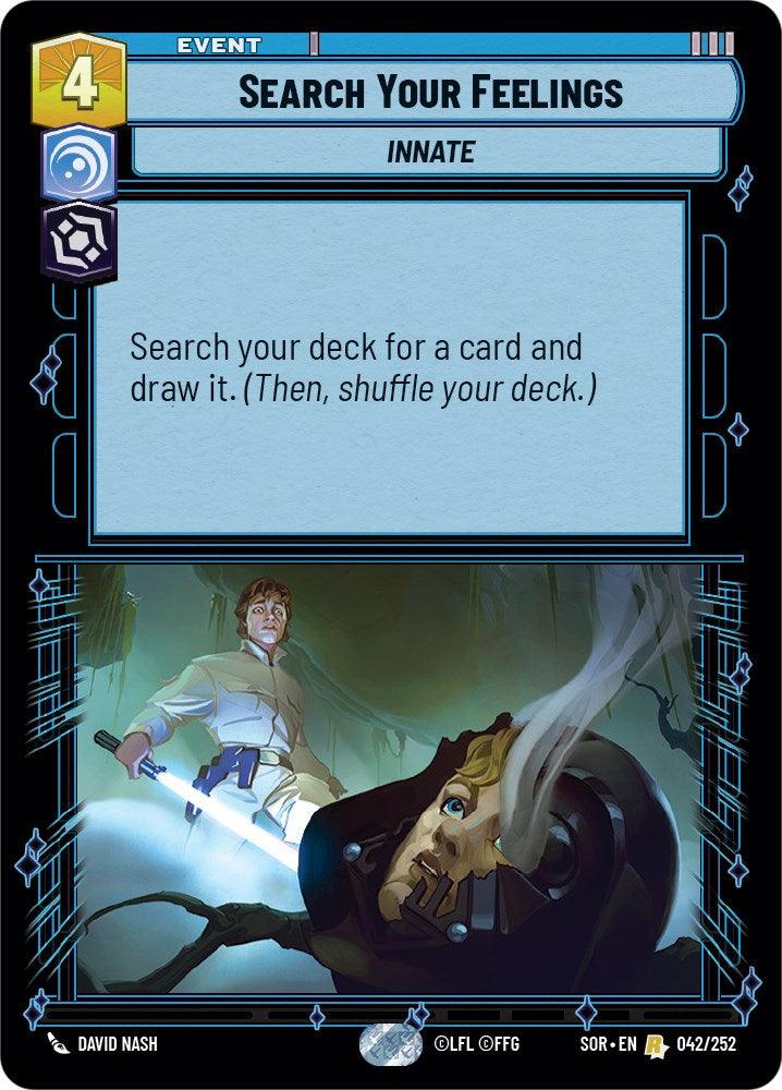 Search Your Feelings (042/252) [Spark of Rebellion] (ONLINE ORDER ONLY)