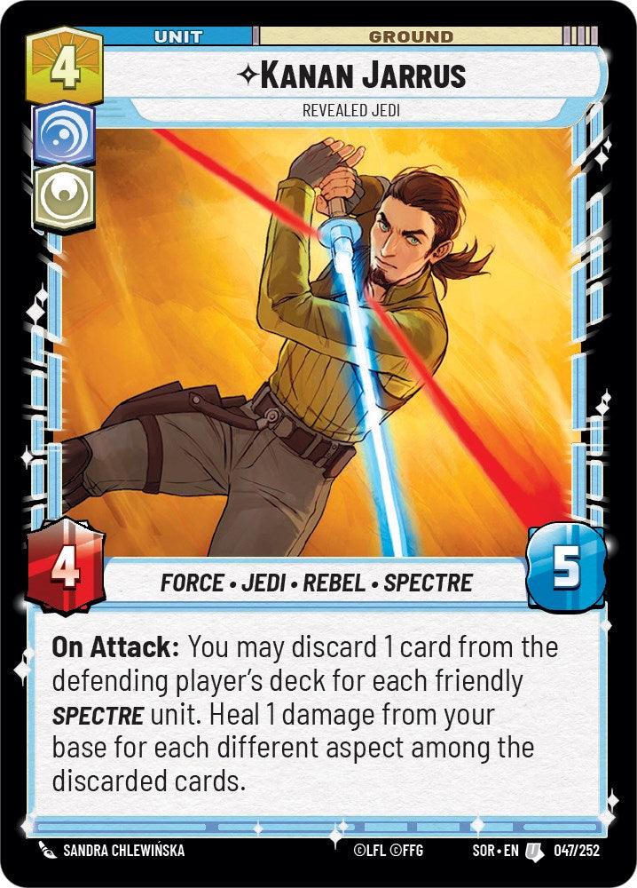 Kanan Jarrus - Revealed Jedi (047/252) [Spark of Rebellion] (ONLINE ORDER ONLY)