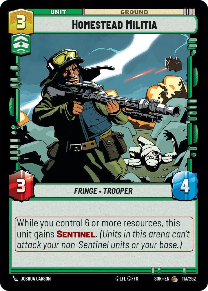 Homestead Militia (113/252) [Spark of Rebellion] (ONLINE ORDER ONLY)