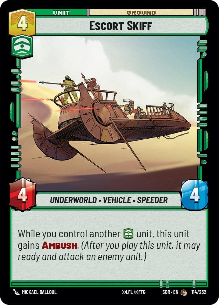 Escort Skiff (114/252) [Spark of Rebellion] (ONLINE ORDER ONLY)