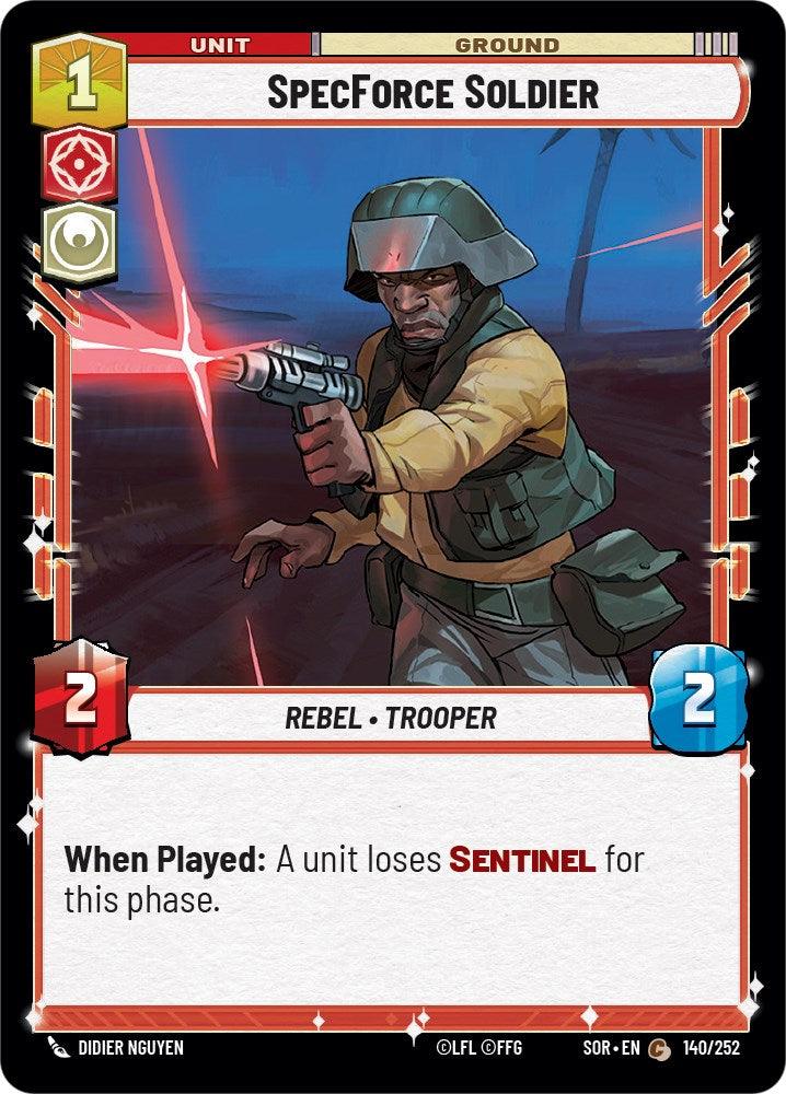 SpecForce Soldier (140/252) [Spark of Rebellion] (ONLINE ORDER ONLY)