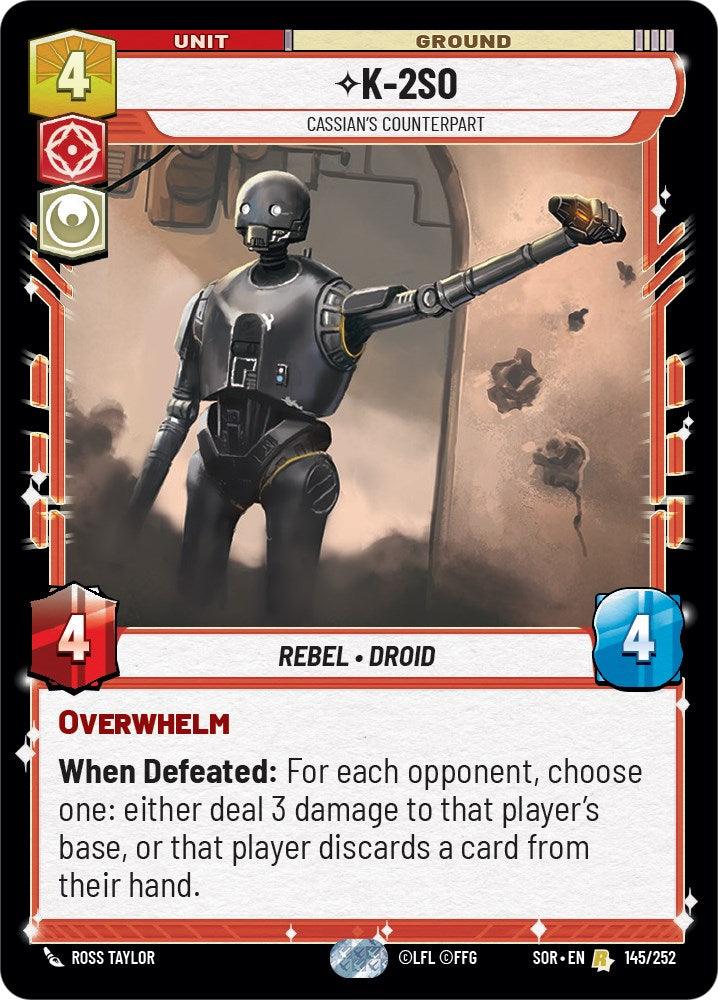 K-2SO - Cassian's Counterpart (145/252) [Spark of Rebellion] (ONLINE ORDER ONLY)