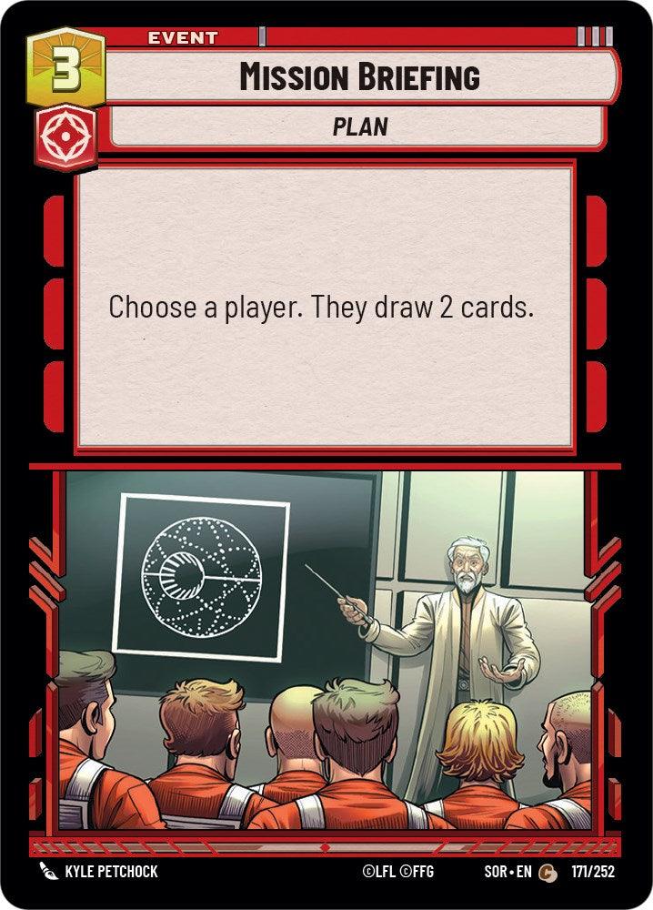 Mission Briefing (171/252) [Spark of Rebellion] (ONLINE ORDER ONLY)