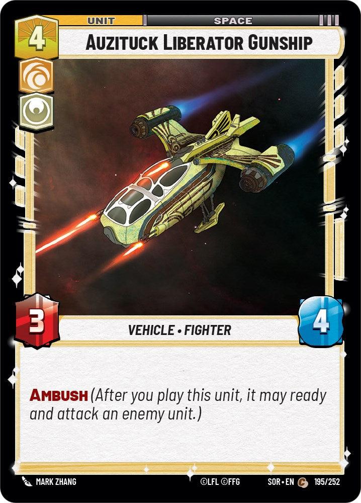 Auzituck Liberator Gunship (195/252) [Spark of Rebellion] (ONLINE ORDER ONLY)