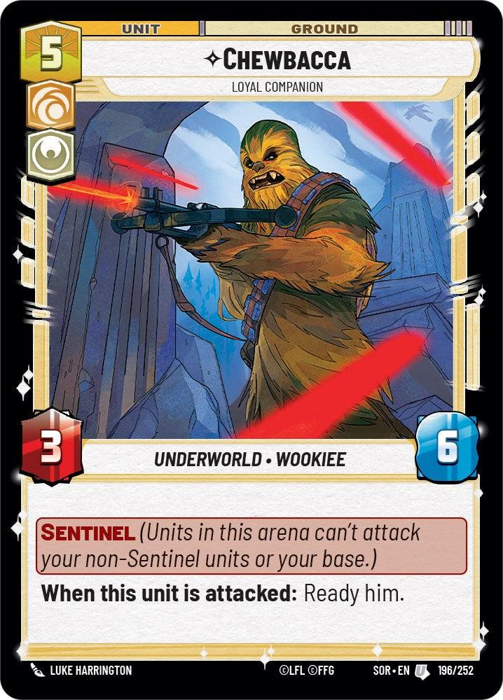 Chewbacca - Loyal Companion (196/252) [Spark of Rebellion] (ONLINE ORDER ONLY)