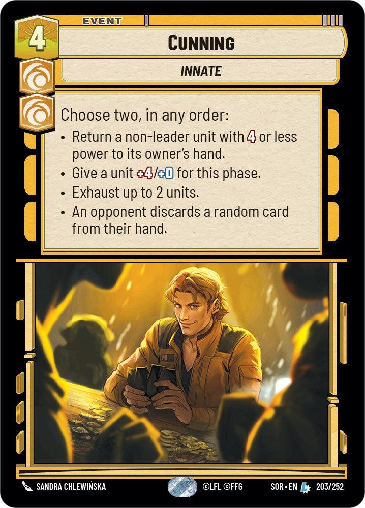 Cunning (203/252) [Spark of Rebellion] (ONLINE ORDER ONLY)