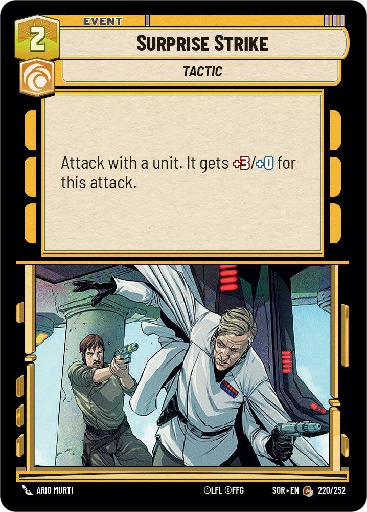 Surprise Strike (220/252) [Spark of Rebellion] (ONLINE ORDER ONLY)