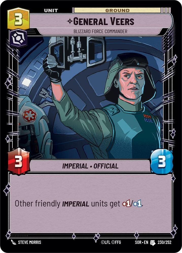 General Veers - Blizzard Force Commander (230/252) [Spark of Rebellion] (ONLINE ORDER ONLY)