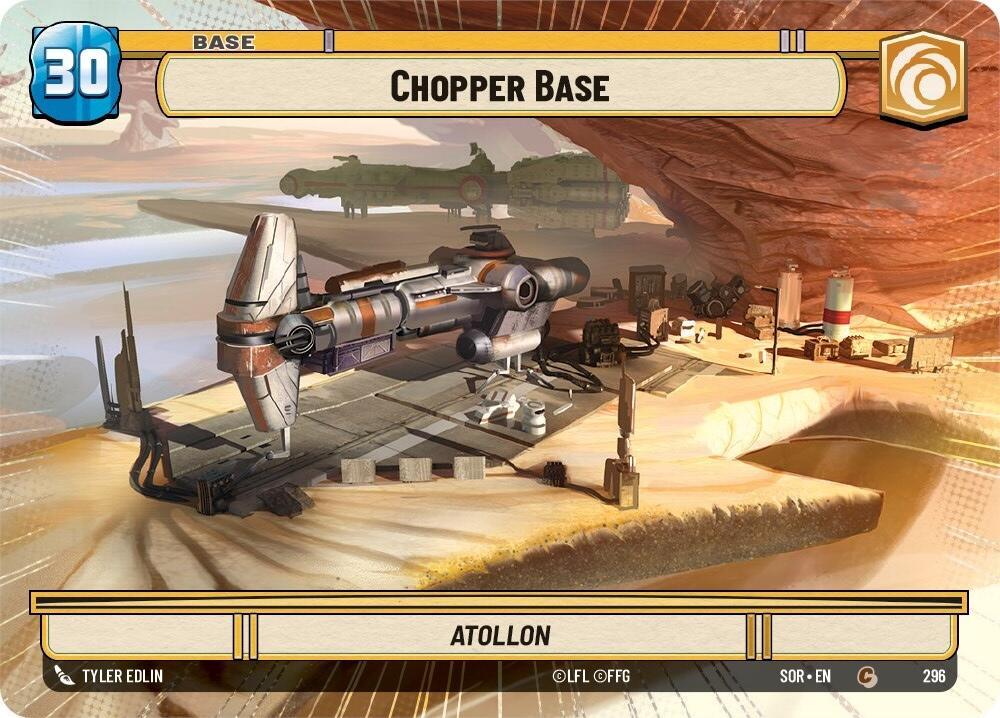 Chopper Base (Hyperspace) (296) [Spark of Rebellion] (ONLINE ORDER ONLY)