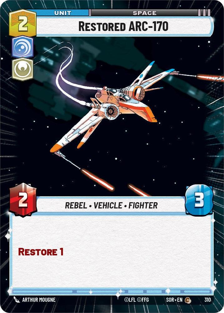 Restored ARC-170 (Hyperspace) (310) [Spark of Rebellion] (ONLINE ORDER ONLY)