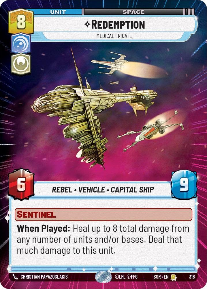 Redemption - Medical Frigate (Hyperspace) (318) [Spark of Rebellion] (ONLINE ORDER ONLY)