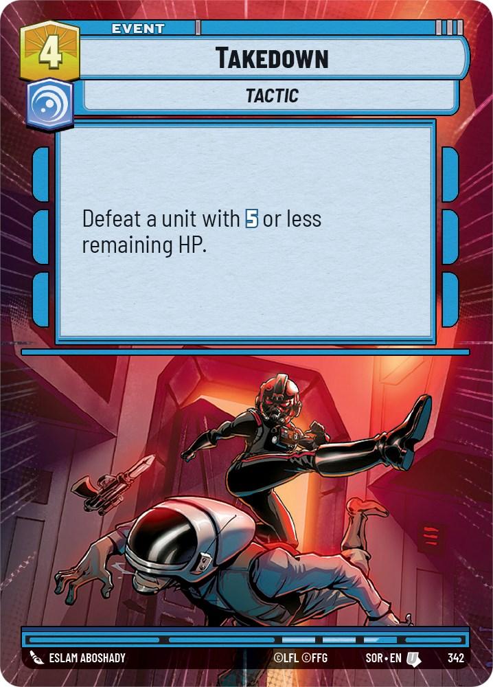 Takedown (Hyperspace) (342) [Spark of Rebellion] (ONLINE ORDER ONLY)