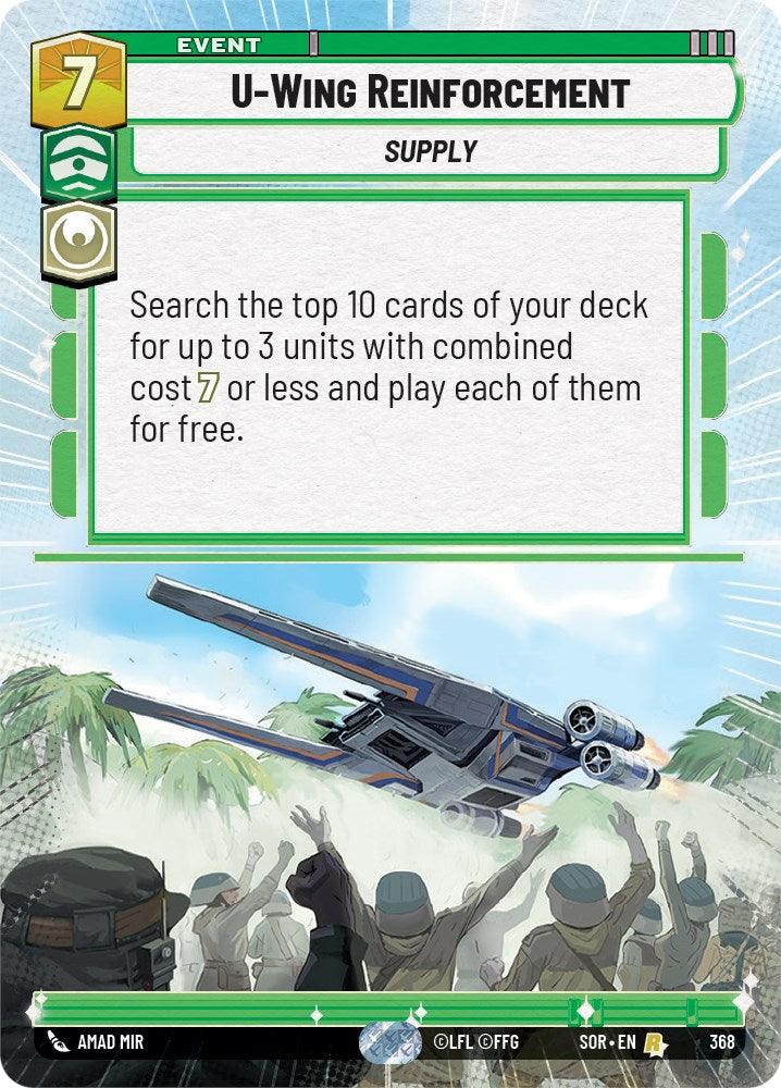 U-Wing Reinforcement (Hyperspace) (368) [Spark of Rebellion] (ONLINE ORDER ONLY)