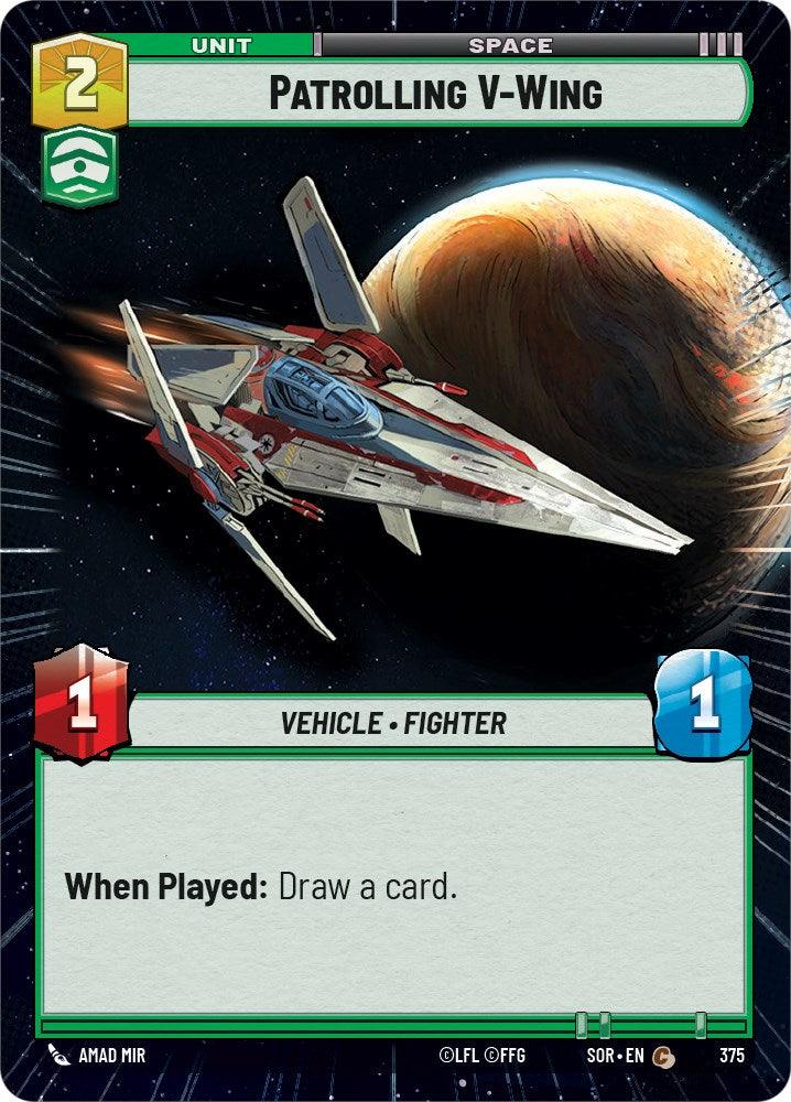 Patrolling V-Wing (Hyperspace) (375) [Spark of Rebellion] (ONLINE ORDER ONLY)