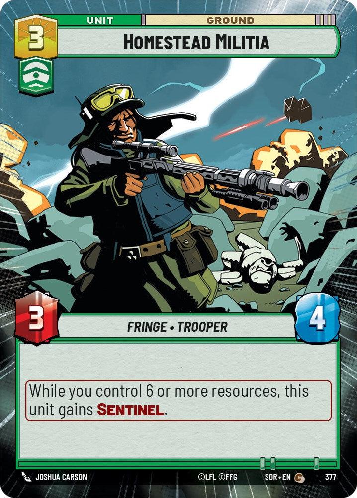Homestead Militia (Hyperspace) (377) [Spark of Rebellion] (ONLINE ORDER ONLY)