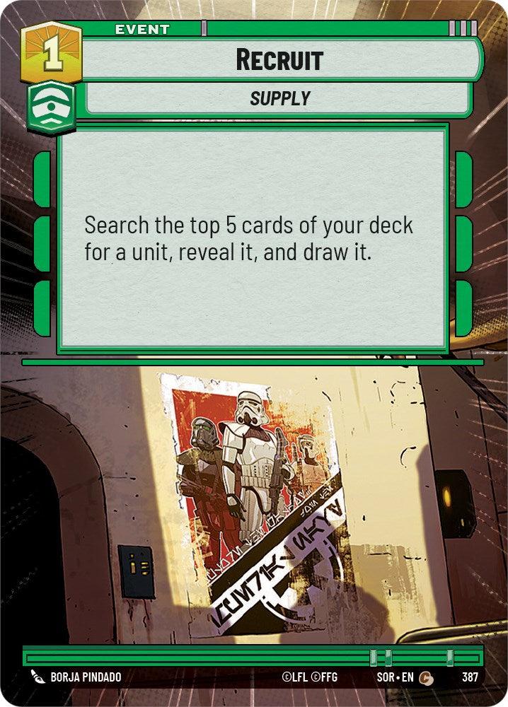 Recruit (Hyperspace) (387) [Spark of Rebellion] (ONLINE ORDER ONLY)