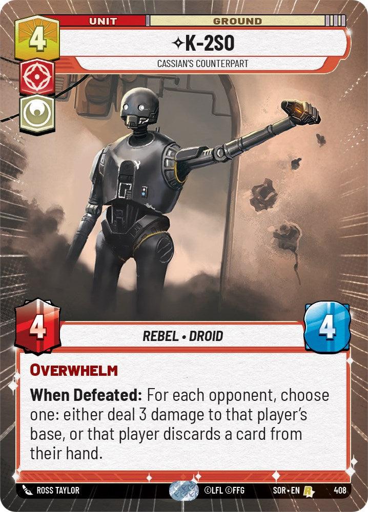 K-2SO - Cassian's Counterpart (Hyperspace) (408) [Spark of Rebellion] (ONLINE ORDER ONLY)