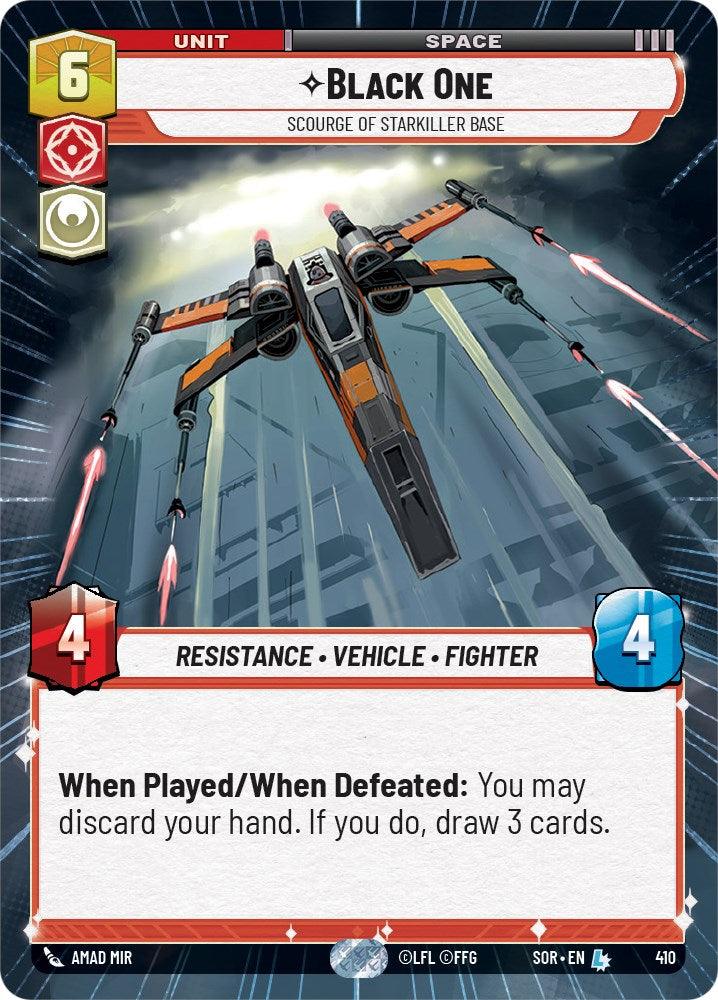 Black One - Scourge of Starkiller Base (Hyperspace) (410) [Spark of Rebellion] (ONLINE ORDER ONLY)