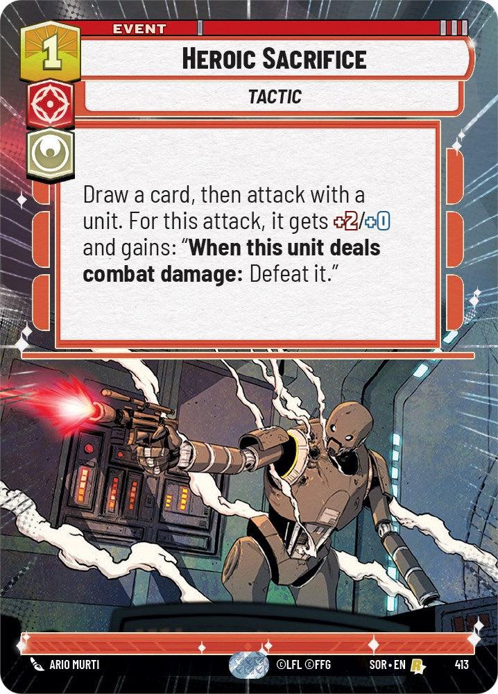 Heroic Sacrifice (Hyperspace) (413) [Spark of Rebellion] (ONLINE ORDER ONLY)