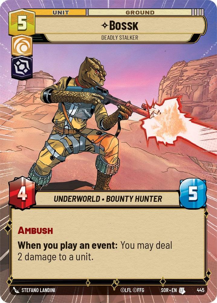 Bossk - Deadly Stalker (Hyperspace) (445) [Spark of Rebellion] (ONLINE ORDER ONLY)