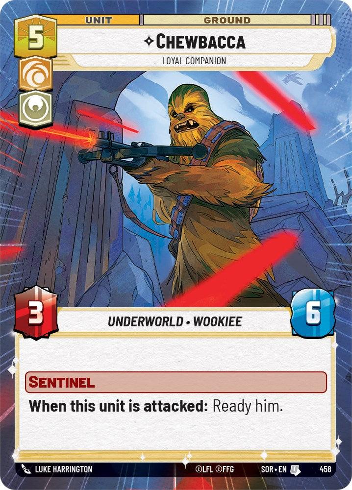 Chewbacca - Loyal Companion (Hyperspace) (458) [Spark of Rebellion] (ONLINE ORDER ONLY)