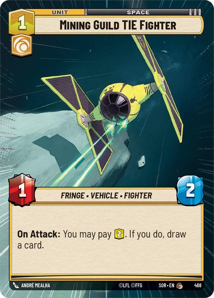 Mining Guild TIE Fighter (Hyperspace) (468) [Spark of Rebellion] (ONLINE ORDER ONLY)