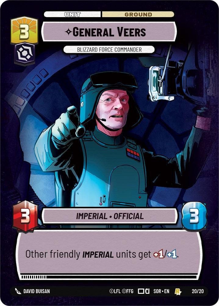 General Veers - Blizzard Force Commander (Weekly Play Promo) (20/20) [Spark of Rebellion Promos] (ONLINE ORDER ONLY)