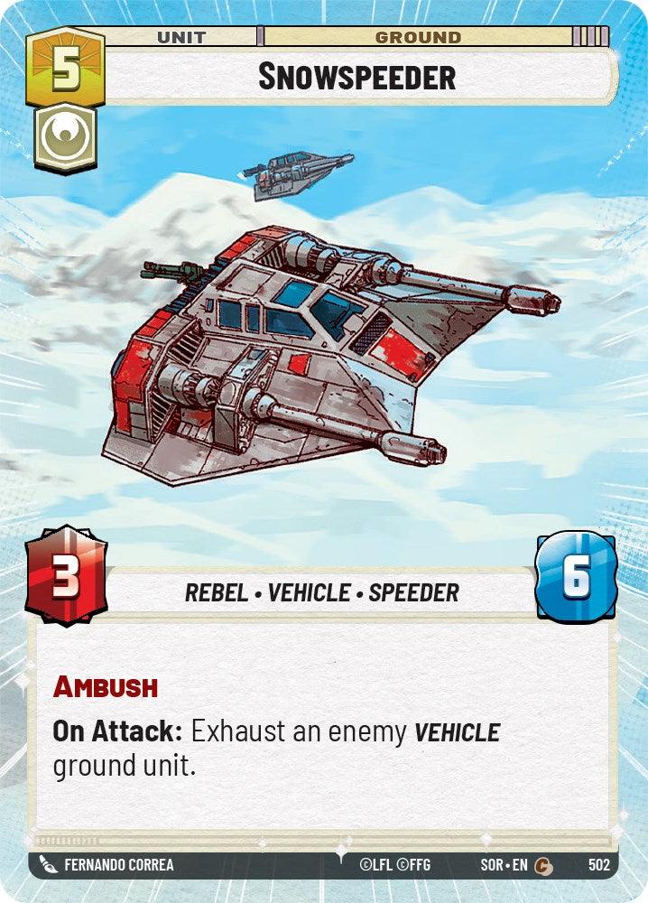 Snowspeeder (Hyperspace) (502) [Spark of Rebellion] (ONLINE ORDER ONLY)