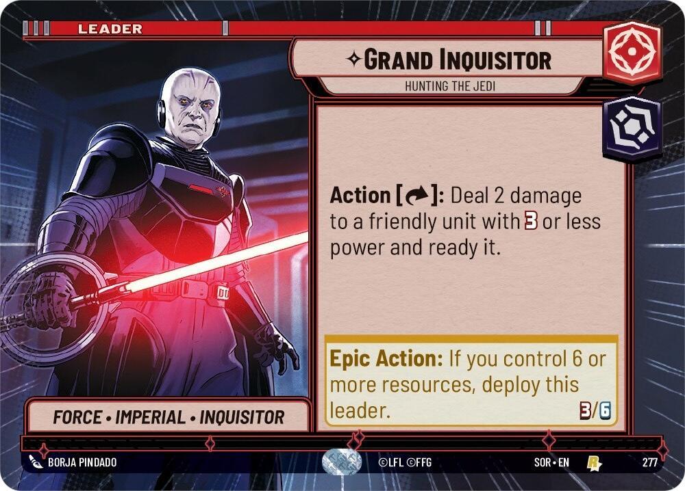 Grand Inquisitor - Hunting the Jedi (Hyperspace) (277) [Spark of Rebellion] (ONLINE ORDER ONLY)