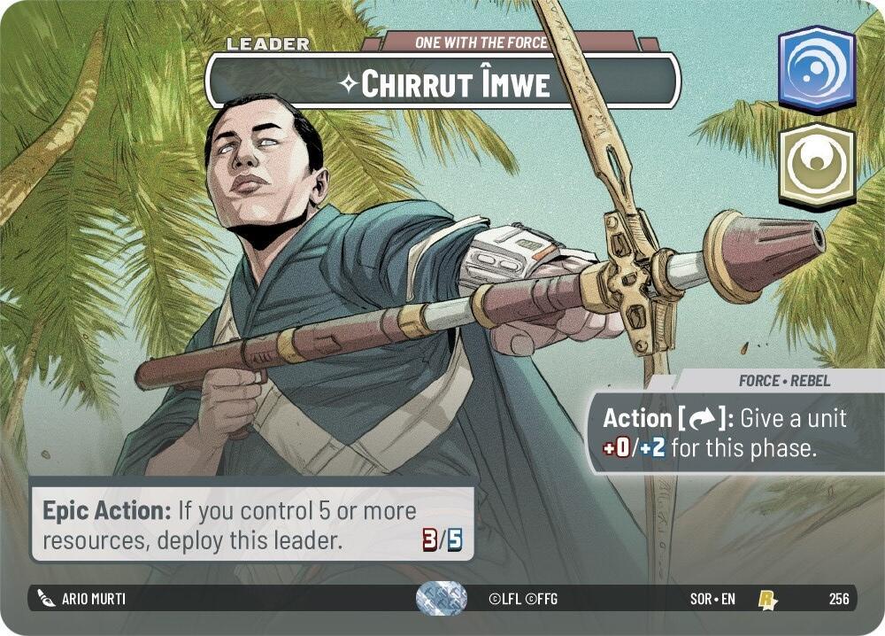 Chirrut Imwe - One With The Force (Showcase) (256) [Spark of Rebellion] (ONLINE ORDER ONLY)