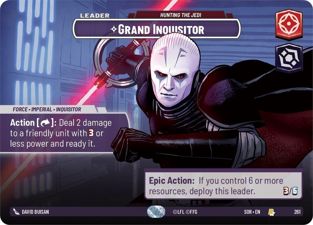 Grand Inquisitor - Hunting the Jedi (Showcase) (261) [Spark of Rebellion] (ONLINE ORDER ONLY)