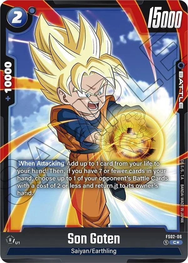Son Goten (FS02-06) (Bonus Pack Alternate Art) [Starter Deck: Vegeta] (ONLINE ORDER ONLY)