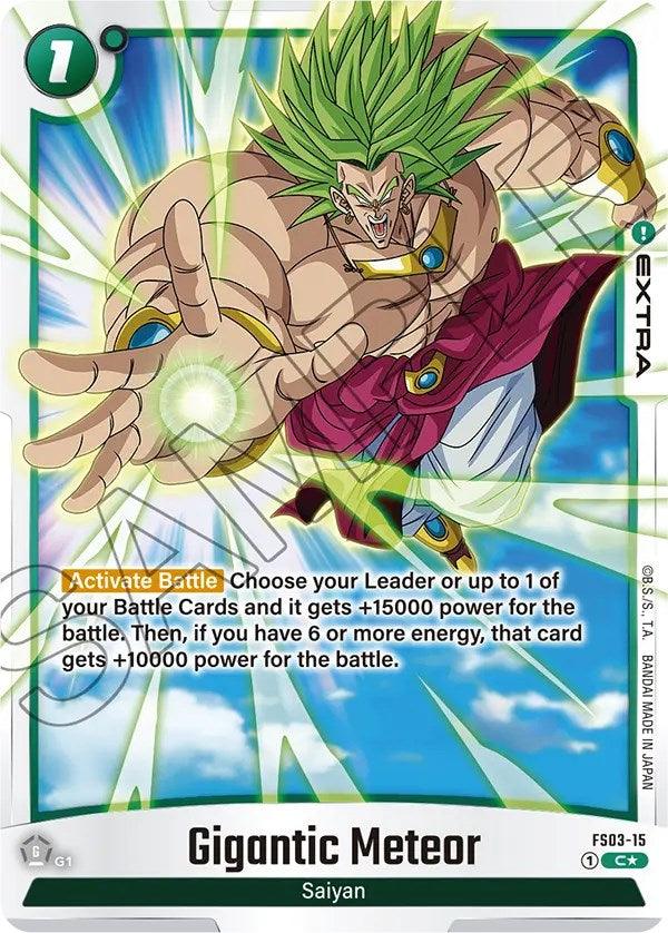 Gigantic Meteor (Bonus Pack Alternate Art) [Starter Deck: Broly] (ONLINE ORDER ONLY)