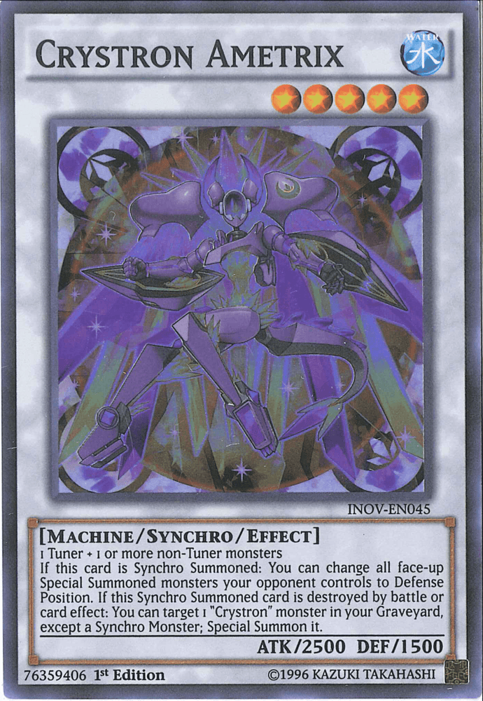 Crystron Ametrix [INOV-EN045] Super Rare (ONLINE ORDER ONLY)