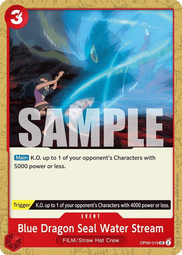 Blue Dragon Seal Water Stream [Wings of the Captain] (ONLINE ORDER ONLY)