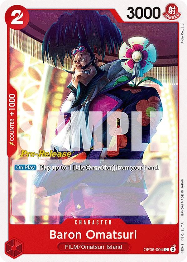 Baron Omatsuri [Wings of the Captain Pre-Release Cards] (ONLINE ORDER ONLY)