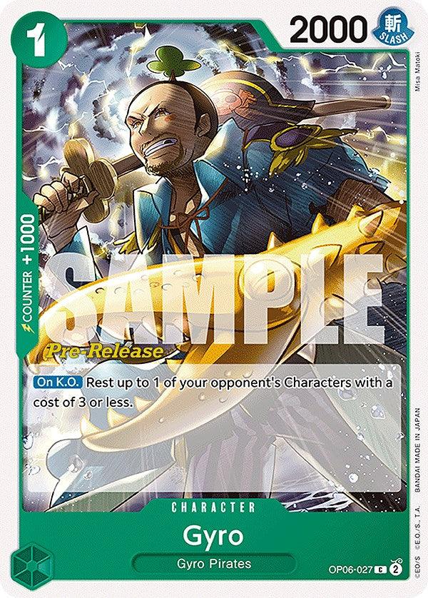 Gyro [Wings of the Captain Pre-Release Cards] (ONLINE ORDER ONLY)