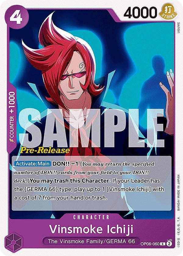 Vinsmoke Ichiji [Wings of the Captain Pre-Release Cards] (ONLINE ORDER ONLY)