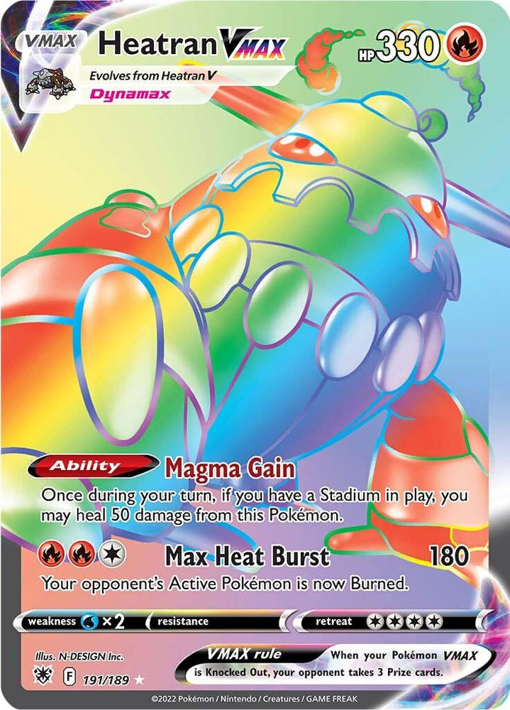Heatran VMAX (191/189) [Sword & Shield: Astral Radiance] (Online Only)