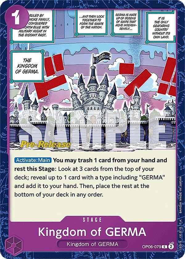 Kingdom of GERMA [Wings of the Captain Pre-Release Cards] (ONLINE ORDER ONLY)