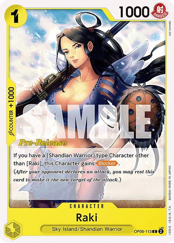 Raki [Wings of the Captain Pre-Release Cards] (ONLINE ORDER ONLY)