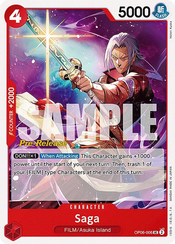 Saga [Wings of the Captain Pre-Release Cards] (ONLINE ORDER ONLY)
