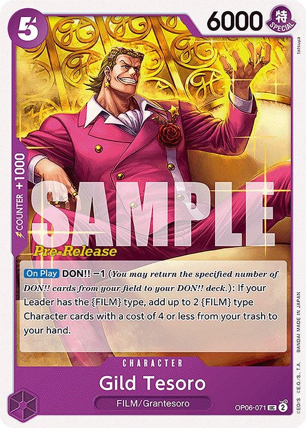 Gild Tesoro [Wings of the Captain Pre-Release Cards] (ONLINE ORDER ONLY)