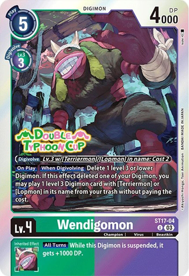 Wendigomon [ST17-04] [Starter Deck: Double Typhoon Advanced Deck Set P