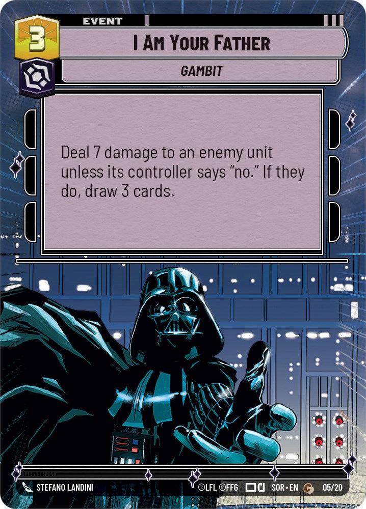 I Am Your Father (Hyperspace) (Weekly Play Promo) (5/20) [Spark of Rebellion Promos] (ONLINE ORDER ONLY)